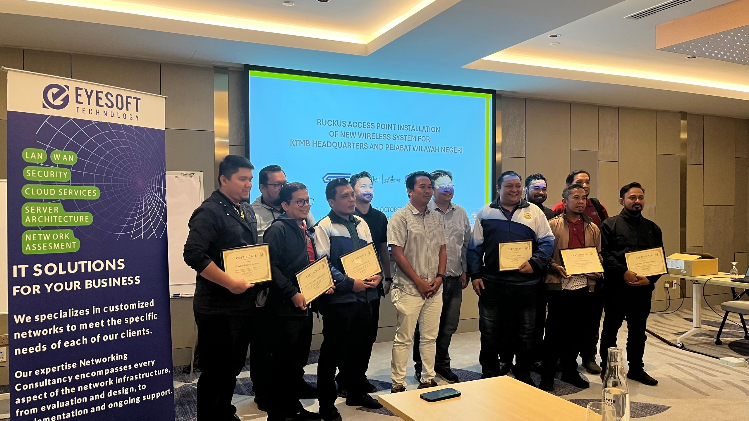 KTMB Headquarters & Pejabat Wilayah Negeri - Certificate Presentation